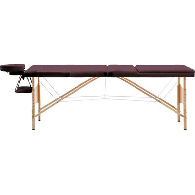 Helloshop26 Table de massage pliante 3 zones - Publicité Helloshop26 Table de massage pliante 3 zones - Publicité