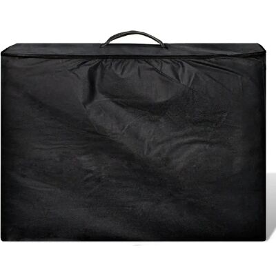 Helloshop26 Table de massage pliable 3 zones - Noir - Publicité Helloshop26 Table de massage pliable 3 zones - Noir - Publicité