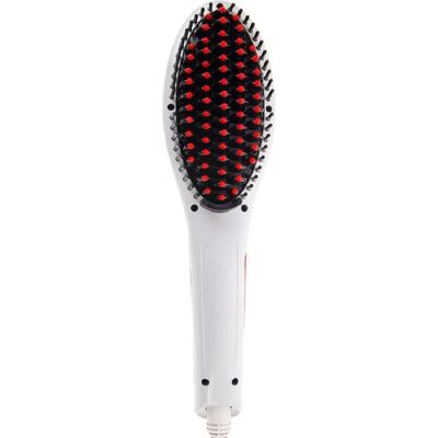 Yonis Brosse chauffante lissante - Blanc - Publicité Yonis Brosse chauffante lissante - Blanc - Publicité