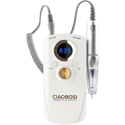 Avizar Ponceuse à Ongles Rechargeable 16W avec Vitesse Variable et Affichage LED Blanc - Publicité Avizar Ponceuse à Ongles Rechargeable 16W avec Vitesse Variable et Affichage LED Blanc - Publicité