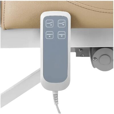 Helloshop26 Table de massage électrique 2 moteurs - Beige foncé - Publicité Helloshop26 Table de massage électrique 2 moteurs - Beige foncé - Publicité