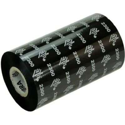 Zebra ZipShip 2300 Lot de 12 rubans transfert thermique noir, cire, 84 mm x 74 m - Publicité Zebra ZipShip 2300 Lot de 12 rubans transfert thermique noir, cire, 84 mm x 74 m - Publicité