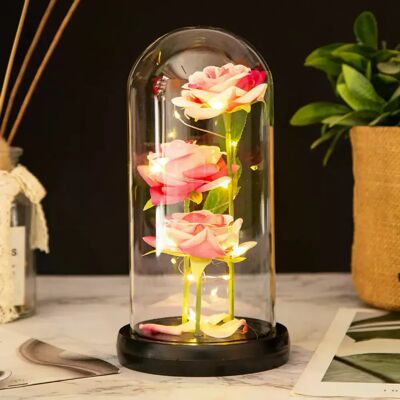 General Fleurs artificielles LED Galaxy Three Rose, décoration de mariage, cadeau créatif pour la Saint-Valentin et la fête des mères sans batterie 1Pc~0638 - Publicité General Fleurs artificielles LED Galaxy Three Rose, décoration de mariage, cadeau créatif pour la Saint-Valentin et la fête des mères sans batterie 1Pc~0638 - Publicité