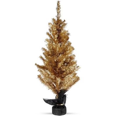 Générique Sapin de Noël Doré 90cm - Publicité Générique Sapin de Noël Doré 90cm - Publicité