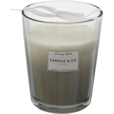 The Home Deco Factory Bougie parfumée vase Harmony gris - Senteur Ambre - Publicité The Home Deco Factory Bougie parfumée vase Harmony gris - Senteur Ambre - Publicité