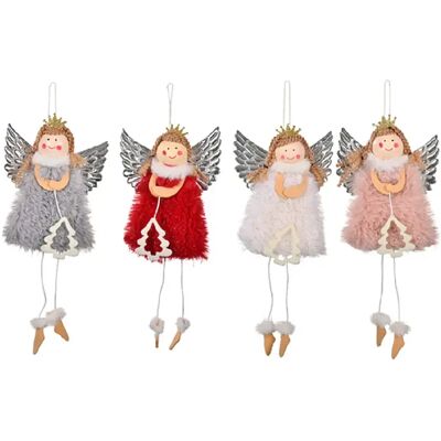 Générique C87 4PCS Décorations Noël Ailes Angel Girl - Publicité Générique C87 4PCS Décorations Noël Ailes Angel Girl - Publicité