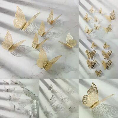 Générique Autocollants Muraux Papillons en Cristal 3D - 12 Pièces - Publicité Générique Autocollants Muraux Papillons en Cristal 3D - 12 Pièces - Publicité