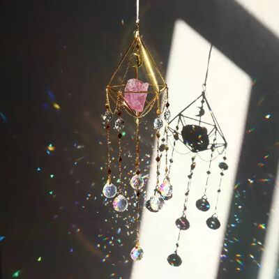 Générique Pendentif étoile carillon en cristal, goutte suspendue - Publicité Générique Pendentif étoile carillon en cristal, goutte suspendue - Publicité