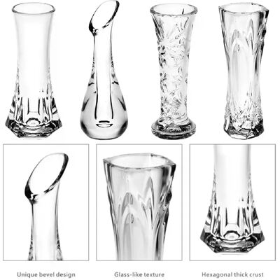 Générique Vase en plastique transparent - Publicité Générique Vase en plastique transparent - Publicité