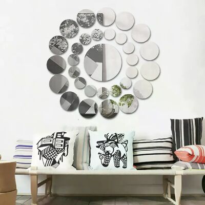 Générique Autocollant mural miroir 3D papillons - Publicité Générique Autocollant mural miroir 3D papillons - Publicité