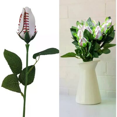 Générique Bouquet de roses de baseball en cuir - Publicité Générique Bouquet de roses de baseball en cuir - Publicité