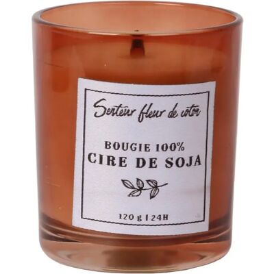 Linnea Bougie parfumée SOYA cire de soja fleur de coton - Publicité Linnea Bougie parfumée SOYA cire de soja fleur de coton - Publicité