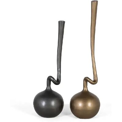 GINER Y COLOMER Ensemble De 2 Vases En Aluminium - Publicité GINER Y COLOMER Ensemble De 2 Vases En Aluminium - Publicité