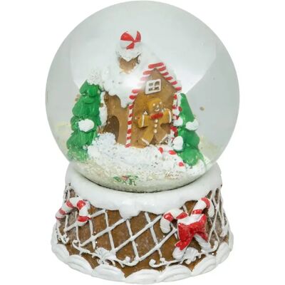 ATMOSPHERA Boule à Neige Pain d'Épice 11cm Multicolore - Publicité ATMOSPHERA Boule à Neige Pain d'Épice 11cm Multicolore - Publicité
