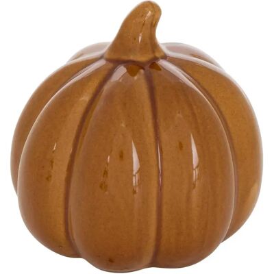 ATMOSPHERA Citrouille Déco en Céramique Automne 10cm Marron - Publicité ATMOSPHERA Citrouille Déco en Céramique Automne 10cm Marron - Publicité