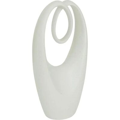 ATMOSPHERA Déco à Poser en Résine Davy 43cm Blanc - Publicité ATMOSPHERA Déco à Poser en Résine Davy 43cm Blanc - Publicité
