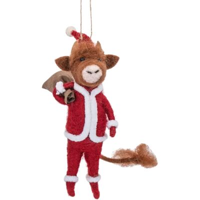 Sass & belle déco Noël à suspendre Père Noël - rouge - Publicité Sass & belle déco Noël à suspendre Père Noël - rouge - Publicité