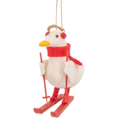 Sass & belle Oie de Noël à suspendre - rouge - Publicité Sass & belle Oie de Noël à suspendre - rouge - Publicité