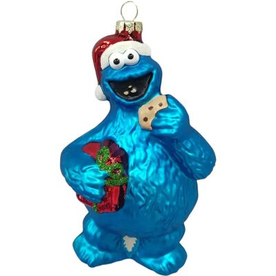 Sass & belle Boule de Noël Cookie Monster - bleu - Publicité Sass & belle Boule de Noël Cookie Monster - bleu - Publicité