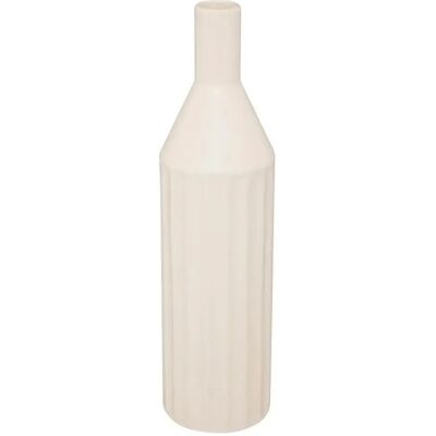 ATMOSPHERA Soliflore Strié Design Seav 30cm Beige - Publicité ATMOSPHERA Soliflore Strié Design Seav 30cm Beige - Publicité
