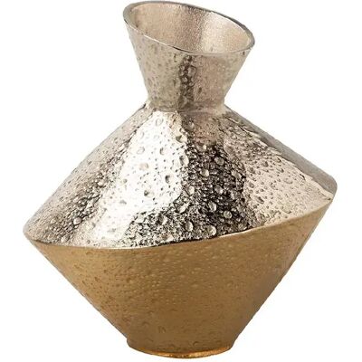 Alexandra House Living Vase en aluminium argenté/doré 23 x 23 x 22 cm - Publicité Alexandra House Living Vase en aluminium argenté/doré 23 x 23 x 22 cm - Publicité