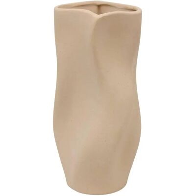 ATMOSPHERA Vase Déco en Dolomite Grigor 25cm Beige - Publicité ATMOSPHERA Vase Déco en Dolomite Grigor 25cm Beige - Publicité