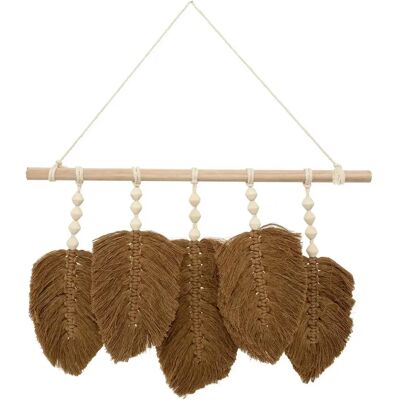 ATMOSPHERA Déco Murale Feuilles en Tissu Odina 58cm Naturel - Publicité ATMOSPHERA Déco Murale Feuilles en Tissu Odina 58cm Naturel - Publicité