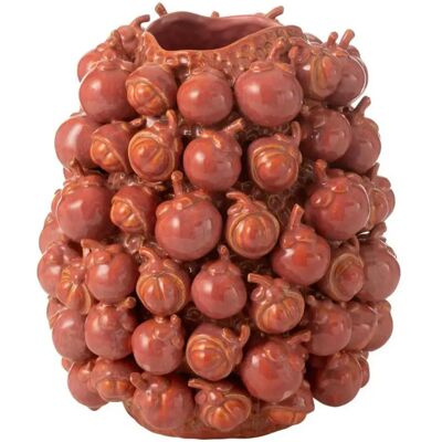 Paris Prix Vase Déco en Argile Botanica 36cm Cuivre Rose - Publicité Paris Prix Vase Déco en Argile Botanica 36cm Cuivre Rose - Publicité