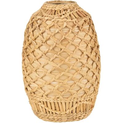Paris Prix Vase Déco Tressé Bambou 37cm Naturel - Publicité Paris Prix Vase Déco Tressé Bambou 37cm Naturel - Publicité