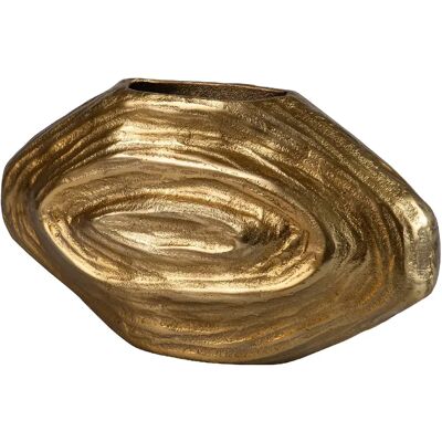 Alexandra House Living Vase en aluminium doré 34 x 18 x 10 cm - Publicité Alexandra House Living Vase en aluminium doré 34 x 18 x 10 cm - Publicité