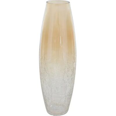 ATMOSPHERA Vase en Verre Craquelé Alexis 40cm Transparent - Publicité ATMOSPHERA Vase en Verre Craquelé Alexis 40cm Transparent - Publicité