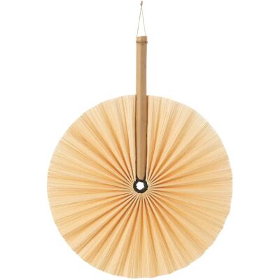 Paris Prix Décoration Murale Éventail Bambou 51cm Naturel - Publicité Paris Prix Décoration Murale Éventail Bambou 51cm Naturel - Publicité