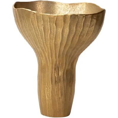 Alexandra House Living Vase en aluminium doré 27 x 22 x 30 cm - Publicité Alexandra House Living Vase en aluminium doré 27 x 22 x 30 cm - Publicité