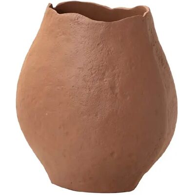 Alexandra House Living Vase en aluminium orange 27 x 19 x 27 cm - Publicité Alexandra House Living Vase en aluminium orange 27 x 19 x 27 cm - Publicité