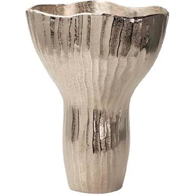 Alexandra House Living Vase en aluminium argenté 31 x 23 x 38 cm - Publicité Alexandra House Living Vase en aluminium argenté 31 x 23 x 38 cm - Publicité