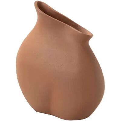 Alexandra House Living Vase en aluminium orange 21 x 11 x 24 cm - Publicité Alexandra House Living Vase en aluminium orange 21 x 11 x 24 cm - Publicité