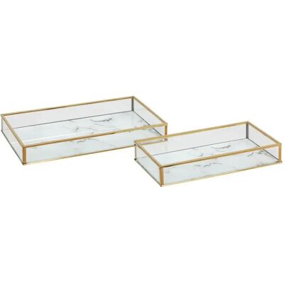 ATMOSPHERA Lot de 2 Vide-Poches en Céramique Rosio 24cm Blanc - Publicité ATMOSPHERA Lot de 2 Vide-Poches en Céramique Rosio 24cm Blanc - Publicité