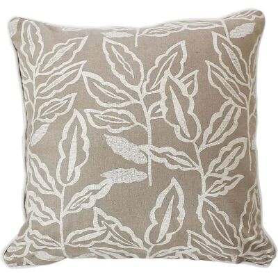 Paris Prix Coussin Déco à Motifs Lodge 40x40cm Naturel - Publicité Paris Prix Coussin Déco à Motifs Lodge 40x40cm Naturel - Publicité