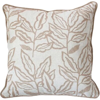 Paris Prix Coussin Déco à Motifs Lodge 40x40cm Écru - Publicité Paris Prix Coussin Déco à Motifs Lodge 40x40cm Écru - Publicité