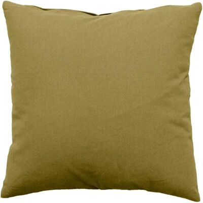 Paris Prix Coussin Déco Uni Déhoussable Panama 40x40cm Bronze - Publicité Paris Prix Coussin Déco Uni Déhoussable Panama 40x40cm Bronze - Publicité