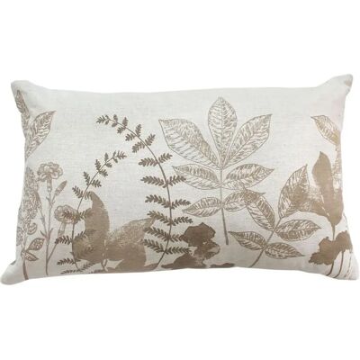 Paris Prix Coussin Déco à Motifs Natura 30x50cm Écru - Publicité Paris Prix Coussin Déco à Motifs Natura 30x50cm Écru - Publicité
