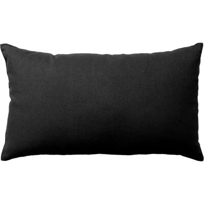 Paris Prix Coussin Déco Uni Panama 30x50cm Anthracite - Publicité Paris Prix Coussin Déco Uni Panama 30x50cm Anthracite - Publicité