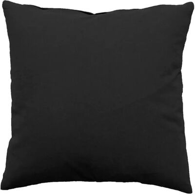Paris Prix Coussin Déco Uni Déhoussable Panama 40x40cm Anthracite - Publicité Paris Prix Coussin Déco Uni Déhoussable Panama 40x40cm Anthracite - Publicité