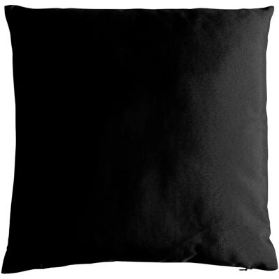 Paris Prix Coussin Déco Uni Basic 40x40cm Noir - Publicité Paris Prix Coussin Déco Uni Basic 40x40cm Noir - Publicité