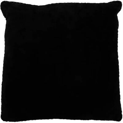 Paris Prix Coussin Tissé en Cuir Coleman 45x45cm Noir - Publicité Paris Prix Coussin Tissé en Cuir Coleman 45x45cm Noir - Publicité