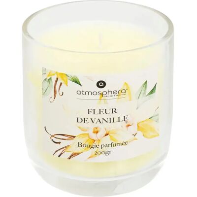 ATMOSPHERA Bougie Parfumée Oudy 200g Fleur de Vanille - Publicité ATMOSPHERA Bougie Parfumée Oudy 200g Fleur de Vanille - Publicité