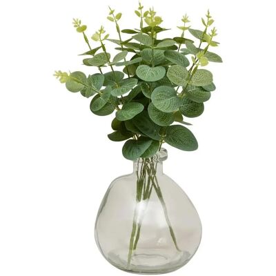 ATMOSPHERA Composition Eucalyptus Artificiel & Vase Urice 35cm Vert - Publicité ATMOSPHERA Composition Eucalyptus Artificiel & Vase Urice 35cm Vert - Publicité