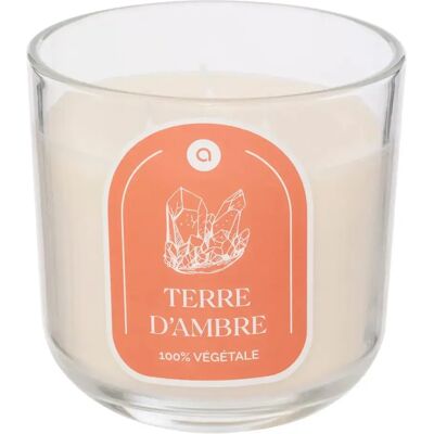 ATMOSPHERA Bougie Parfumée en Verre Floa 610g Ambre - Publicité ATMOSPHERA Bougie Parfumée en Verre Floa 610g Ambre - Publicité