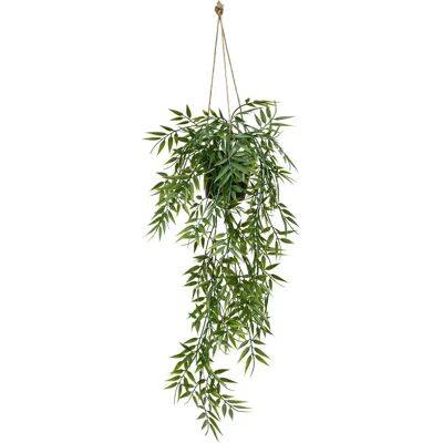 ATMOSPHERA Bambou Artificiel à Suspendre Liora 75cm Vert - Publicité ATMOSPHERA Bambou Artificiel à Suspendre Liora 75cm Vert - Publicité