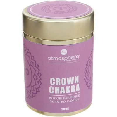ATMOSPHERA Bougie Parfumée Chakra 200g Violet 3ème Œil - Publicité ATMOSPHERA Bougie Parfumée Chakra 200g Violet 3ème Œil - Publicité